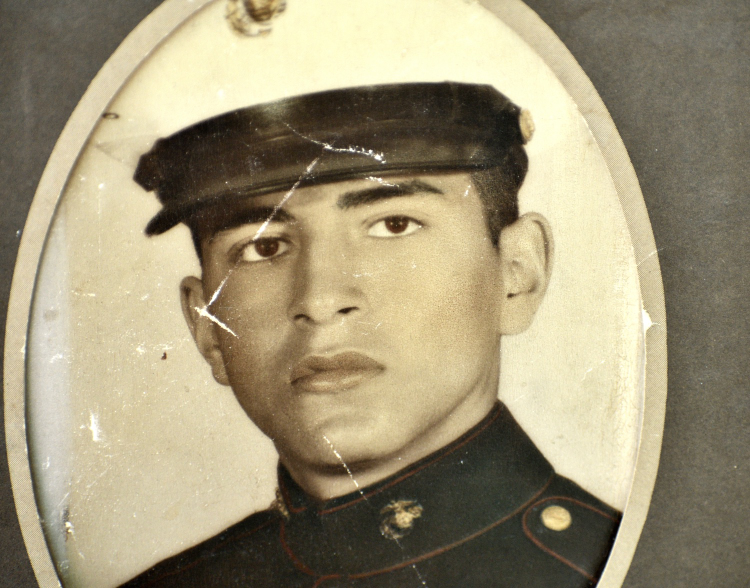 may dad as a marine
